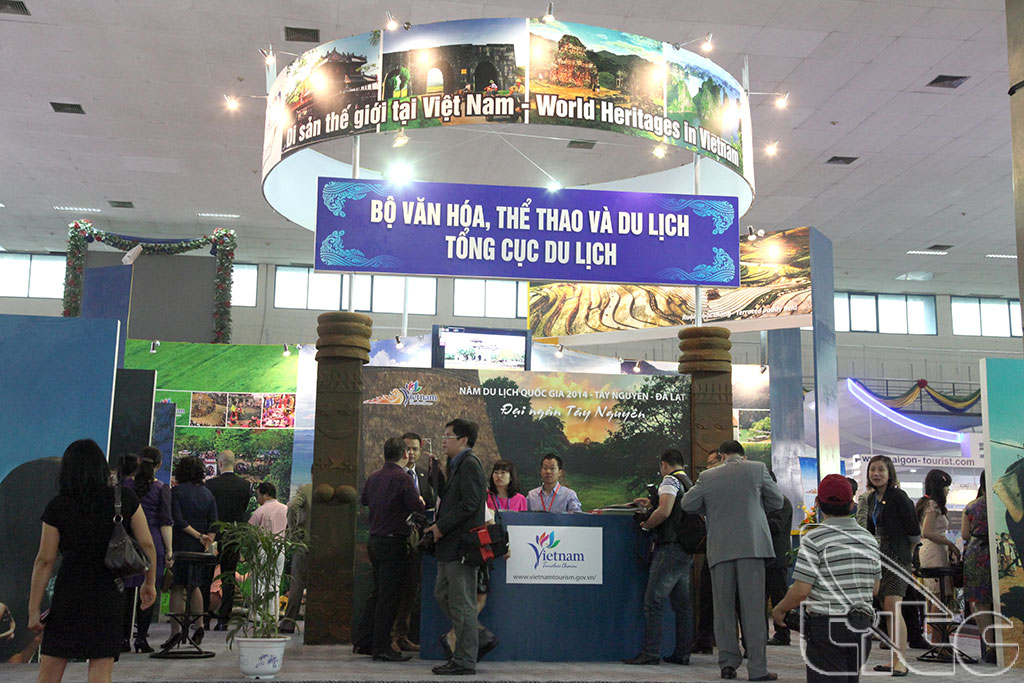 Một số gian hàng tiêu biểu tại Hội chợ Du lịch Quốc tế Việt Nam - VITM Hà Nội 2014