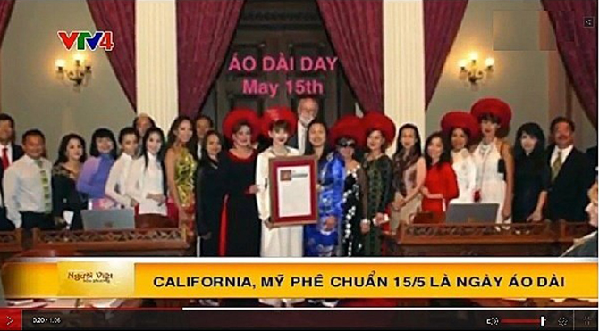Journée de l'"ao dài" vietnamien en Californie