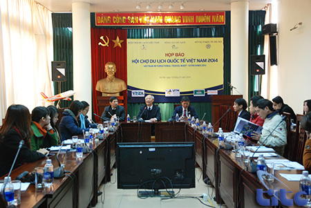 Họp báo về Hội chợ Du lịch Quốc tế Việt Nam lần thứ 2– VITM Ha Noi 2014 tại Hà Nội
