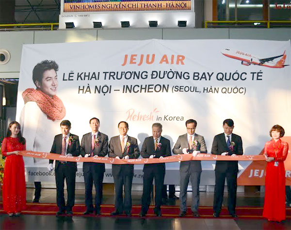 Jeju Air khai trương đường bay thẳng Hà Nội–Seoul-Hà Nội