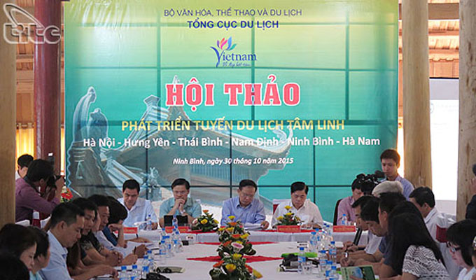 Hội thảo phát triển tuyến du lịch tâm linh tại một số tỉnh Đồng bằng sông Hồng