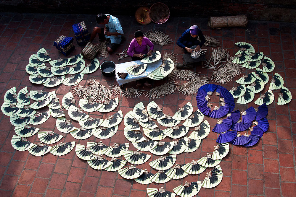 Paper fan craft village – Photographer: Hoang Ngoc Thach
