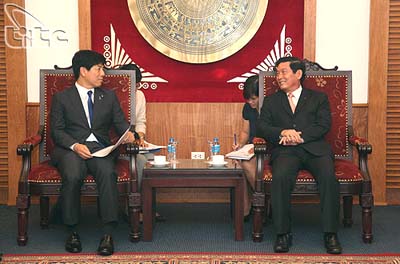 Vice-ministre Huynh Vinh Ai reçoit Vice-ministre des Affaires étrangères du Japon