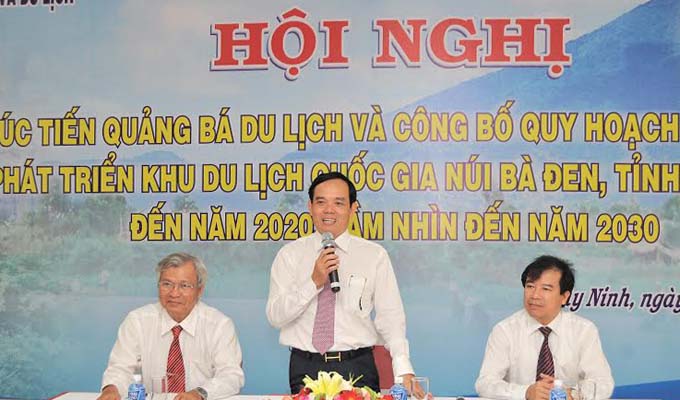 Tây Ninh xúc tiến quảng bá du lịch và công bố quy hoạch tổng thể phát triển Khu DLQG Núi Bà Đen