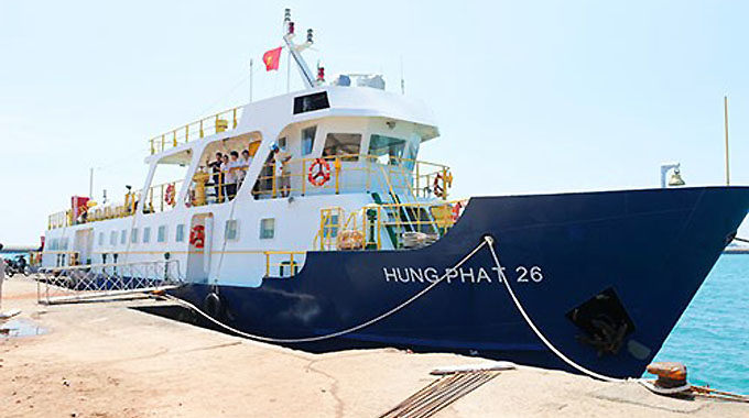 Tàu trung tốc Phan Thiết - Phú Quý đã được đưa vào sử dụng