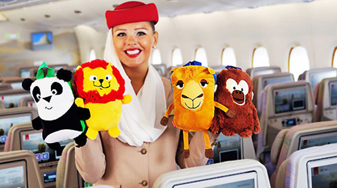 Hãng Emirates ra mắt đồ chơi mới cho hành khách “nhí”