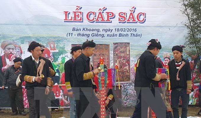 Nghi lễ cấp sắc của người Dao ở Thái Nguyên trở thành di sản văn hóa phi vật thể