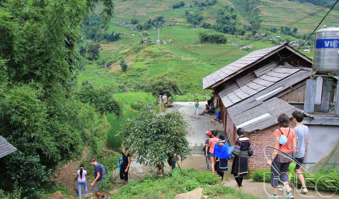 Xã Tả Van (Sa Pa) đón hơn 3.600 lượt du khách lưu trú