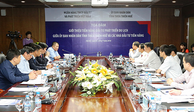 Lãnh đạo TCDL tham dự Tọa đàm giới thiệu tiềm năng đầu tư phát triển du lịch Thừa Thiên – Huế