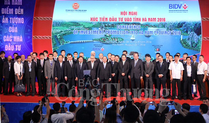 Hội nghị xúc tiến đầu tư vào tỉnh Hà Nam 2016