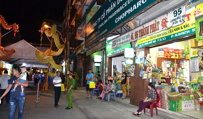 TP. Hồ Chí Minh phát triển phố Đông y thành điểm hấp dẫn khách du lịch