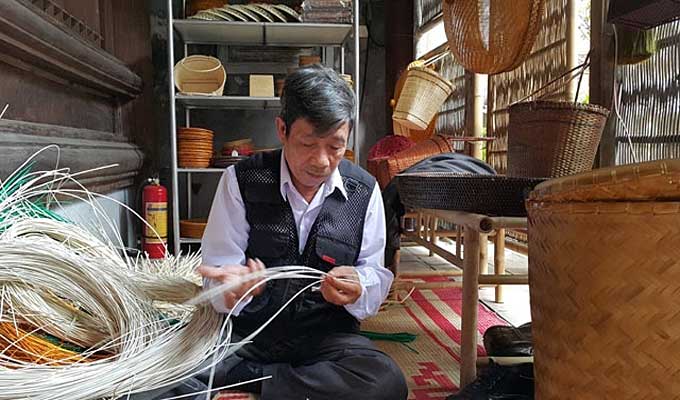 Bamboo and rattan weaving honoured at Ha Noi ‘s Old Quarter