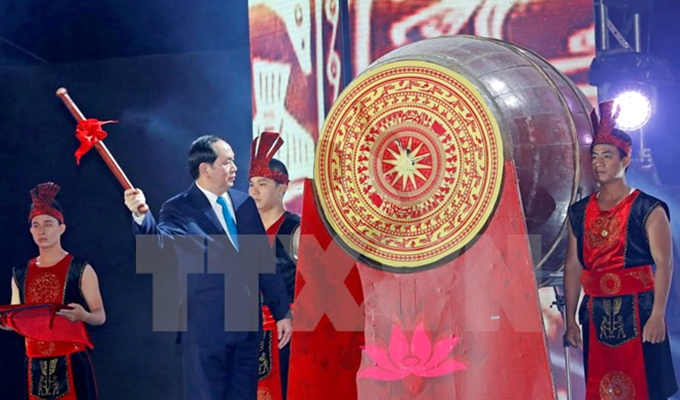 Chủ tịch nước Trần Đại Quang dự khai mạc mùa du lịch Biển Cửa Lò 2017