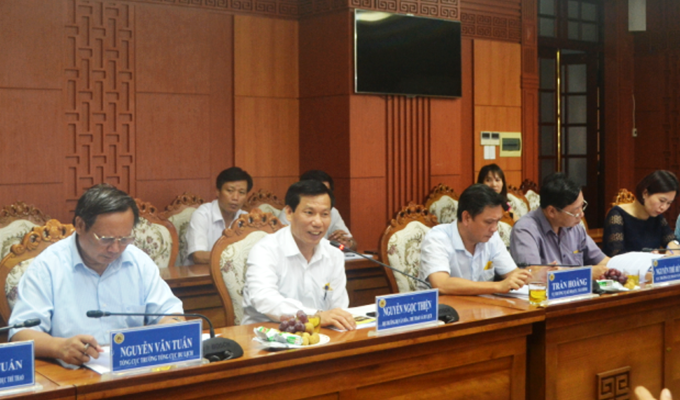 Bộ trưởng Nguyễn Ngọc Thiện làm việc với lãnh đạo tỉnh Quảng Nam