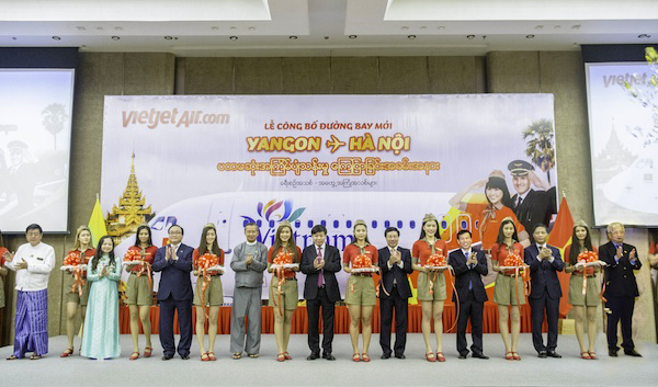 Thêm đường bay Hà Nội – Yangon mới của Vietjet cho hành khách lựa chọn