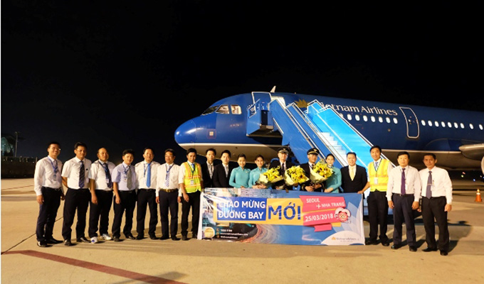Vietnam Airlines chính thức khai trương đường bay Nha Trang – Seoul