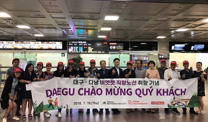 Mở đường bay trực tiếp Đà Nẵng – Daegu (Hàn Quốc)