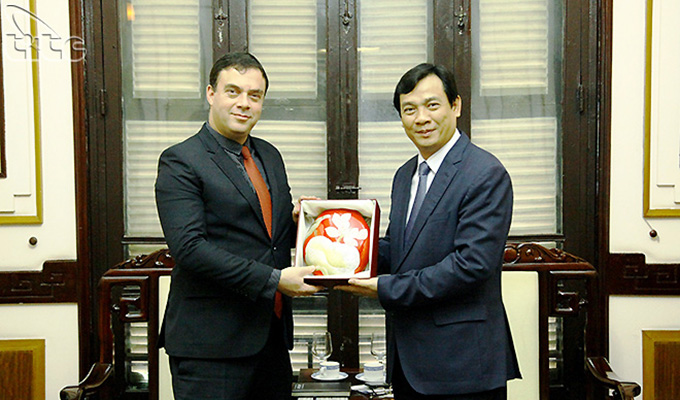Tổng cục trưởng Nguyễn Trùng Khánh tiếp Đại sứ Israel Nadav Eshcar