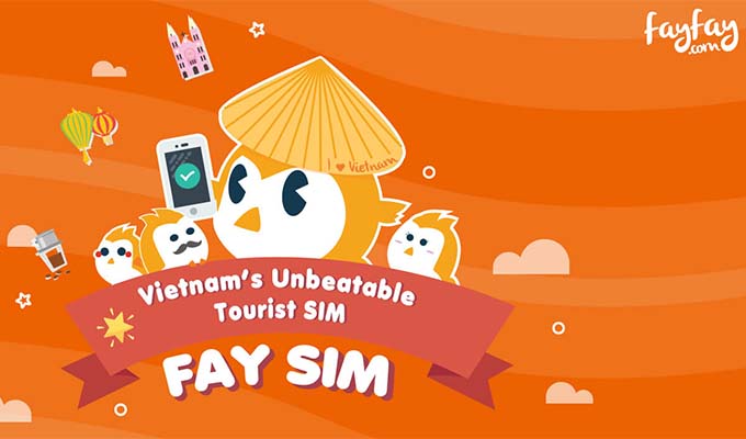 Fayfay.com và Vietnamobile hợp tác ra FAY SIM cho du khách đến Việt Nam