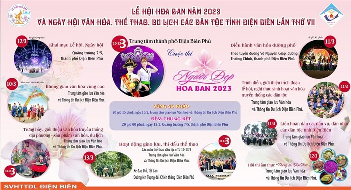 Điện Biên: Điều chỉnh thời gian khai mạc Lễ hội Hoa Ban năm 2023