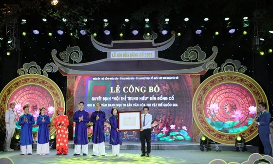 Hoi The Trung Hieu recognized as a national intangible cultural heritage