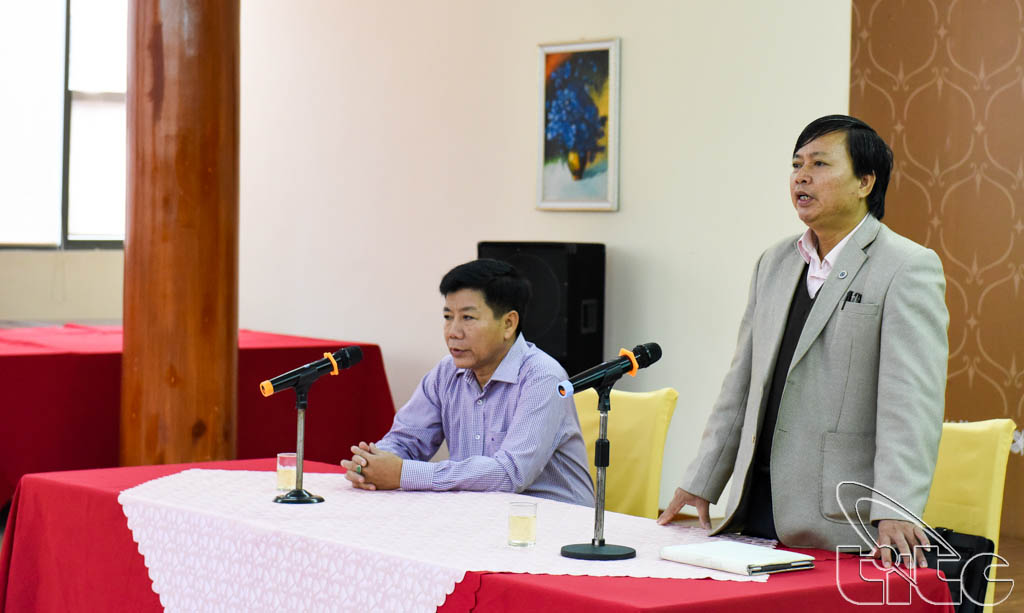Mr. Doan Van Chi – Deputy Director of the provincial Department of Culture, Sports and Tourism of Dien Bien speaks at the workshop