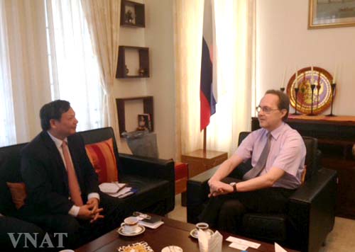 Tổng cục trưởng Nguyễn Văn Tuấn làm việc với Đại sứ quán Liên bang Nga tại Việt Nam