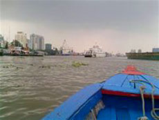 Boating on the Saigon River