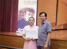 Une Vietnamienne primée lors d'un concours international de piano