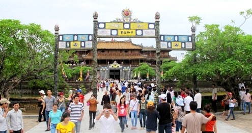 Forte croissance du nombre de touristes à Huê