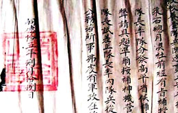 Phát hiện nhiều văn tự, đạo sắc cổ tại Hà Tĩnh 