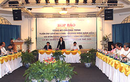 Họp báo công bố chương trình Tuần Du lịch Hạ Long - Quảng Ninh 2012