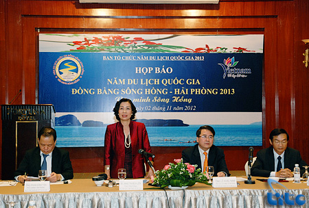 Họp báo giới thiệu Năm Du lịch quốc gia Đồng bằng sông Hồng - Hải Phòng 2013