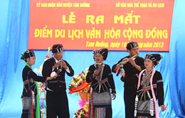 Lai Châu tổ chức lễ ra mắt điểm du lịch văn hóa cộng đồng Bản Hon