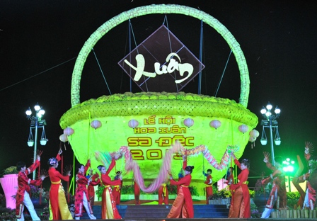 Đồng Tháp tưng bừng Lễ hội Hoa Xuân Sa Đéc 2013