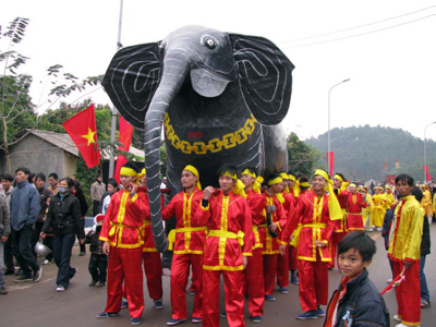 Khai mạc lễ hội Gióng đền Sóc huyện Sóc Sơn