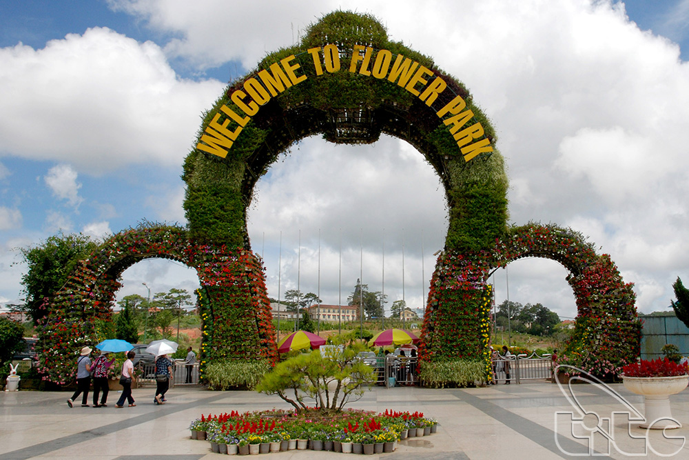 Vườn hoa thành phố Đà Lạt - Lâm Đồng (Ảnh: PTH)