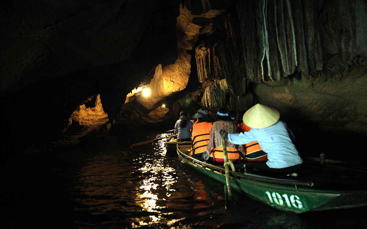 Caves in Trang An Landscape Complex