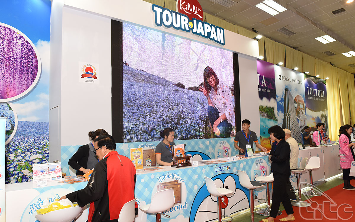 Booth of Japan tourism 